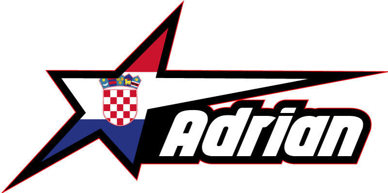 Naljepnica hrvatske zastave i prilagođenog imena bicikla - TenStickers