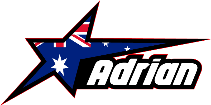 Australia flag and custom name motorbike sticker - TenStickers