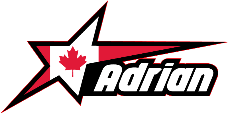 Canada flag and custom name motorcycle decal - TenStickers