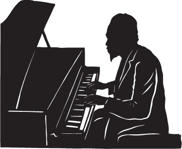 セロニアス モンクウォールステッカー Tenstickers