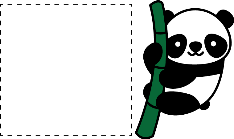 Stopcontact sticker Schattige klimpanda - TenStickers