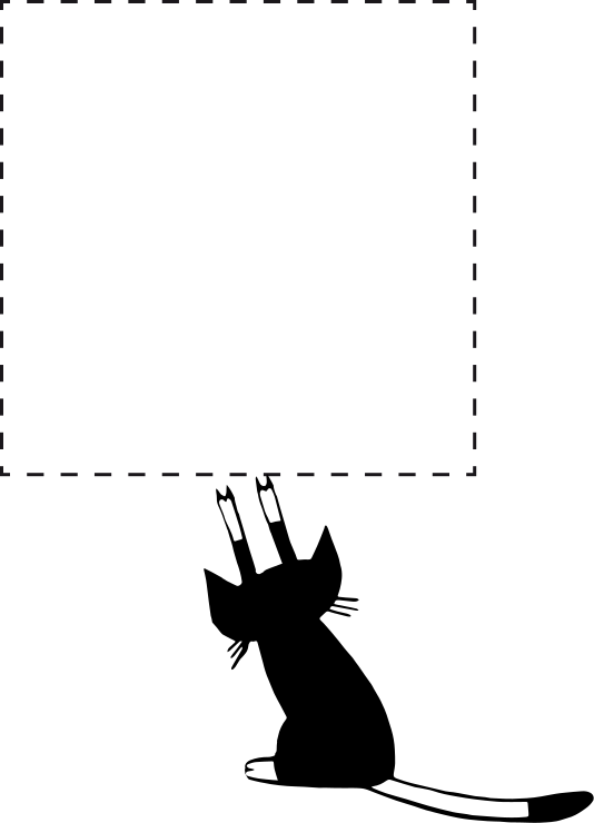 Vinilo para interruptores Gato colgando - TenVinilo