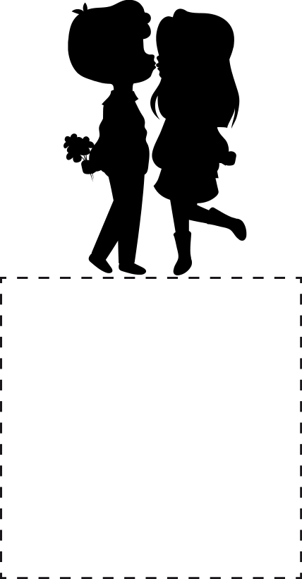 Stopcontact sticker Eerste liefde - TenStickers