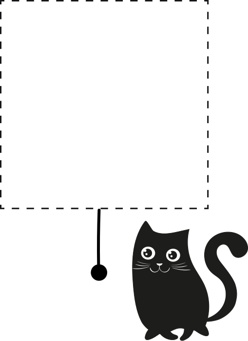 Naljepnica mačka koja se igra prekidačem za svjetlo - TenStickers