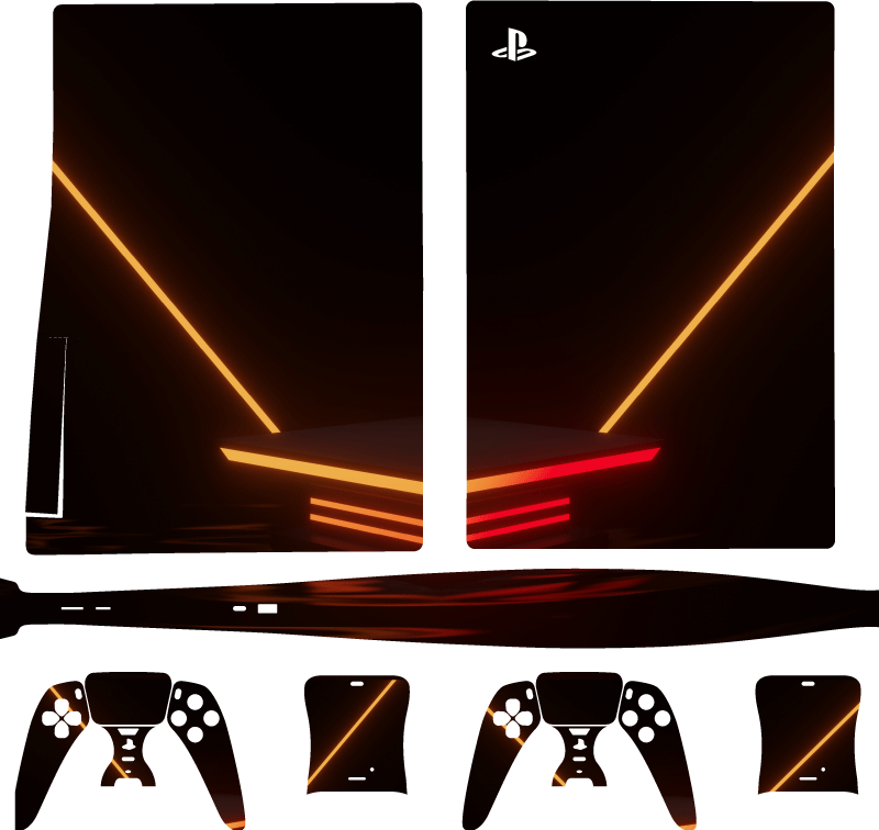 贴纸  Ps4 未来感十足的主机外壳 - TenStickers