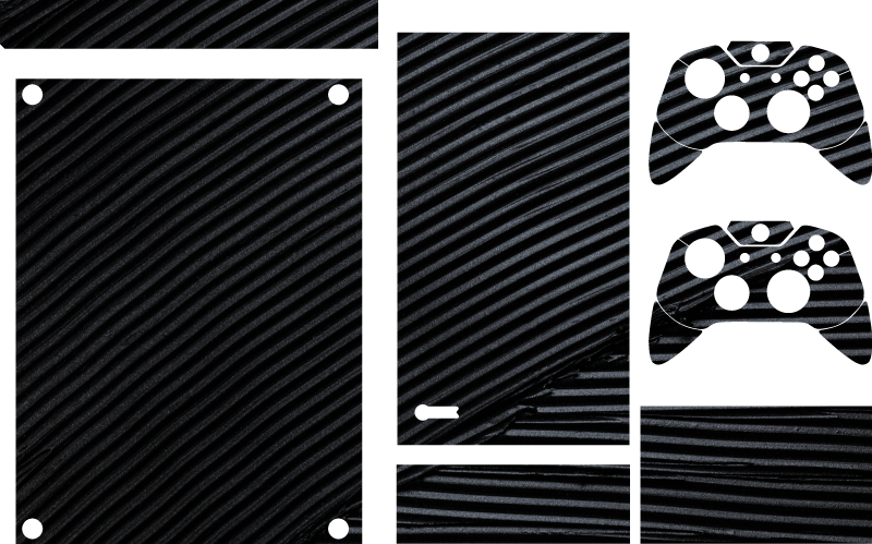 Pegatina XBOX elegante cubierta negra - TenVinilo