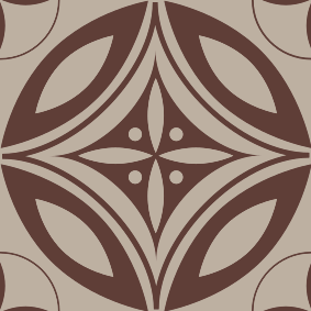 Geometric styled design tile sticker - TenStickers