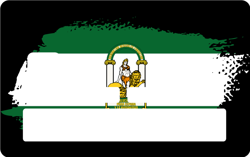 Pegatina bandera Andalucía