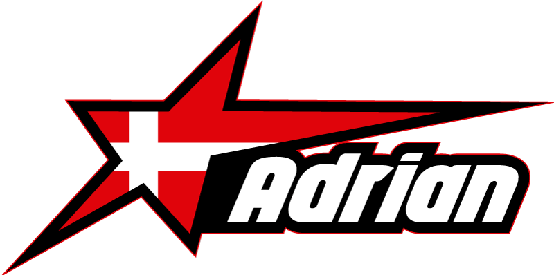 Stjerne dansk flag og navn klistermærke - TenStickers