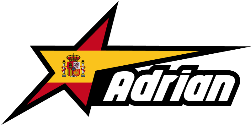 Pegatina coche bandera española en estrella y nombre - TenVinilo