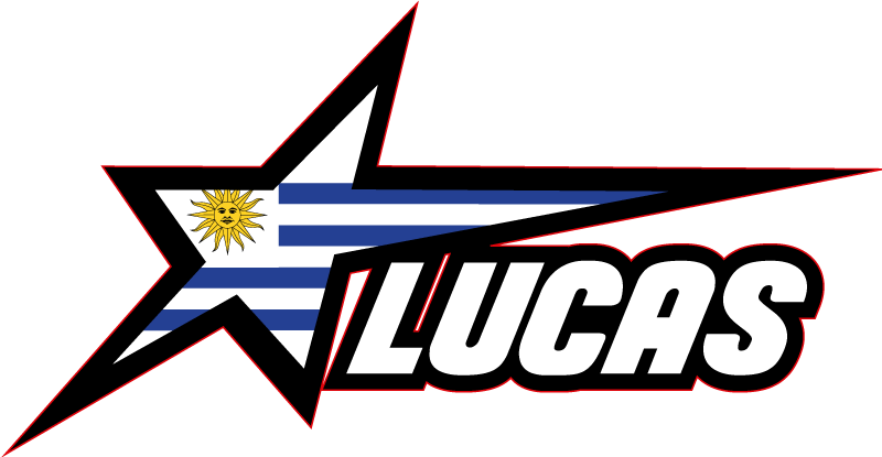 Pegatina para coche Bandera de uruguay en estrella y nombre perso - TenVinilo