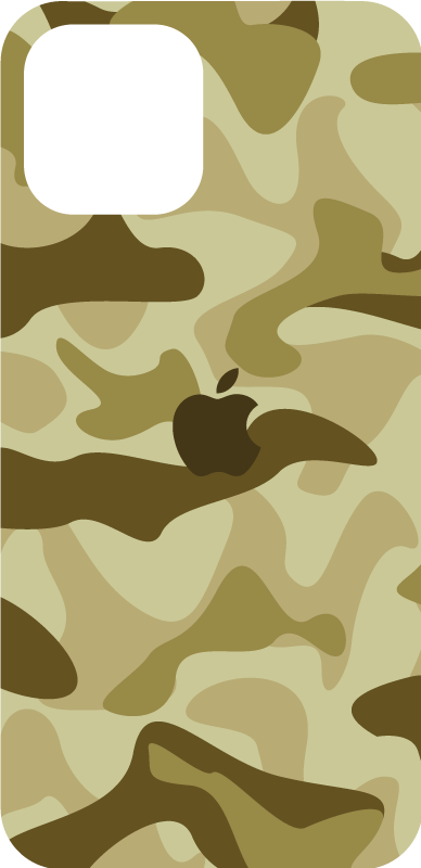 Naamiointitulostus Iphone tarra - Tenstickers