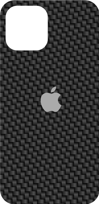 Karbonfiber tekstur effekt iphone skin - Tenstickers