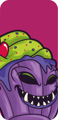 nalepka na Samsung usmievavá postavička z koláčika - Tenstickers