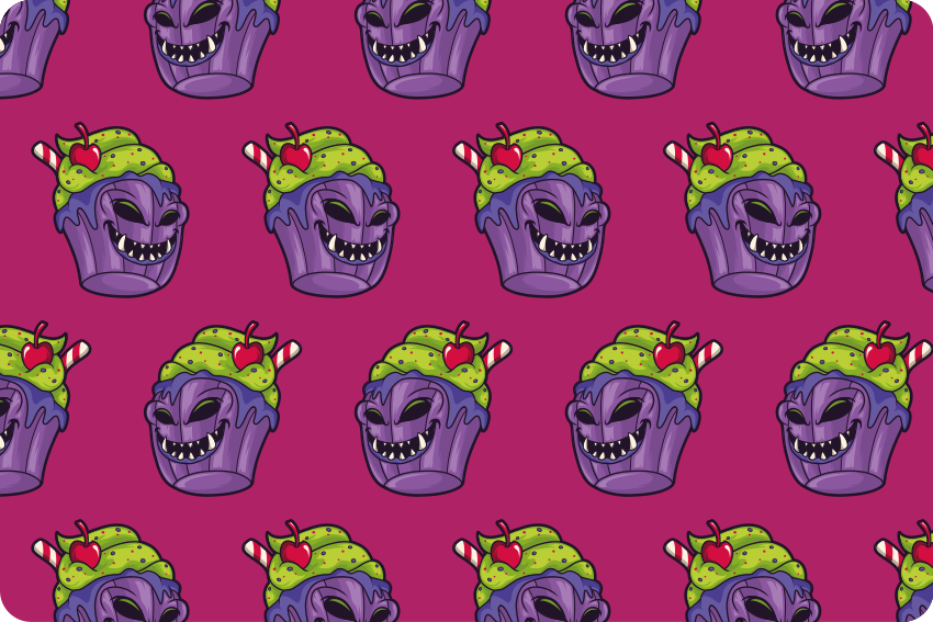 Vinilo para portátil diseño de calavera de cukpcakes - TenVinilo