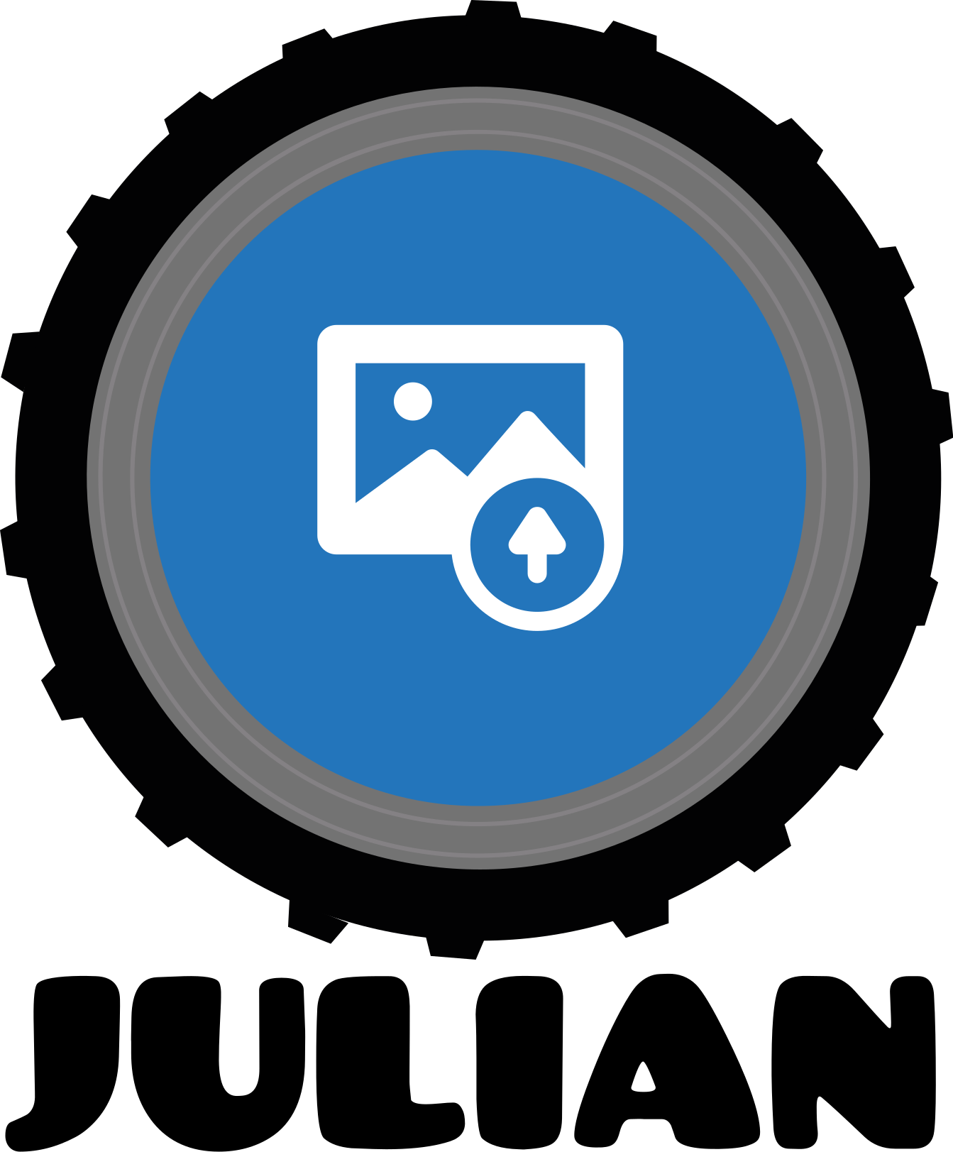 Naklejka Koło rowerowe ze zdjęciem - TenStickers