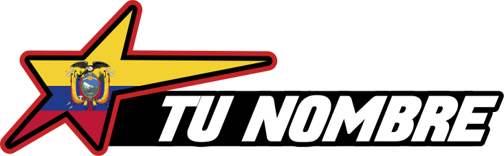 Vinilo bici Bandera de ecuador y nombre personalizado - TenVinilo