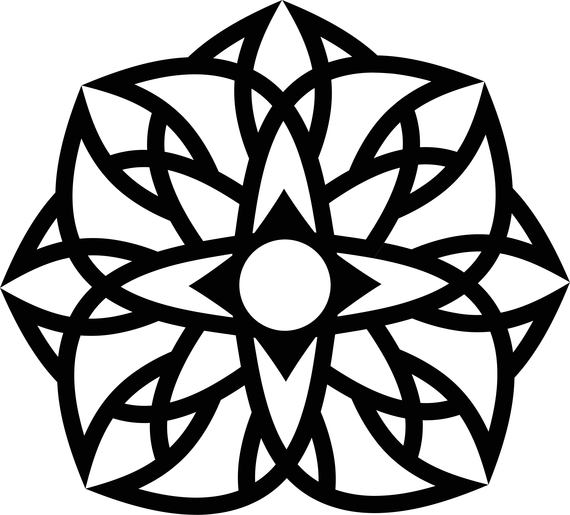 Autocolantes  de padrões abstratos Monocolor linhas detalhadas - TenStickers