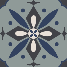 Vinylová samolepka barevných dlaždic hydrauliky - TenStickers