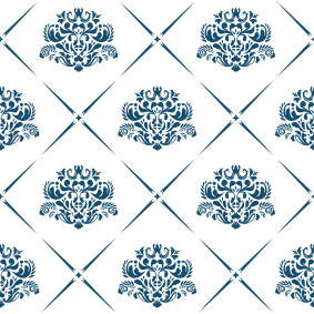 타일 스티커 섬세한 식물 모티프 - TenStickers