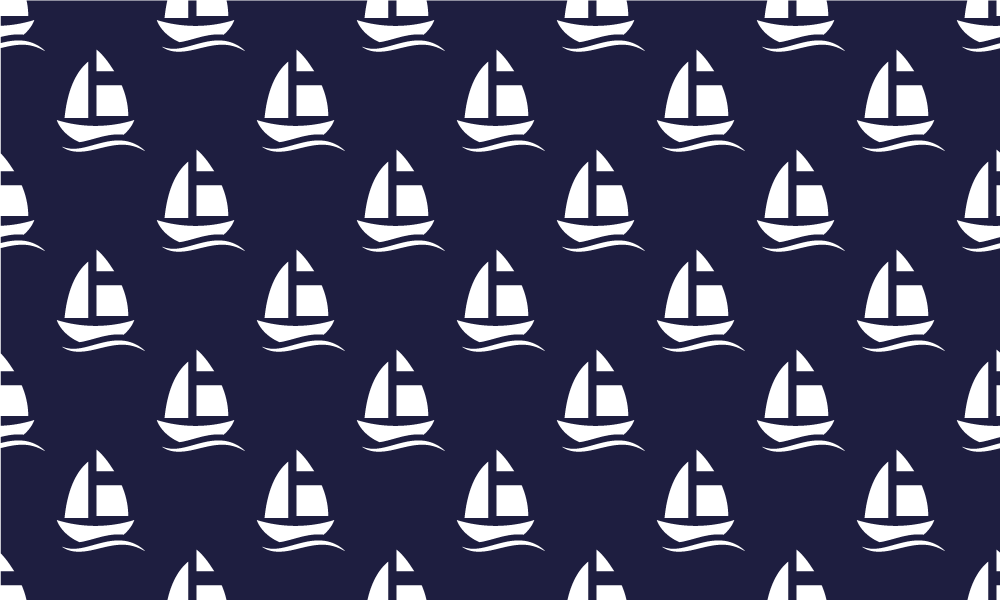 Naklejka na meble Granatowy wzór morski - TenStickers