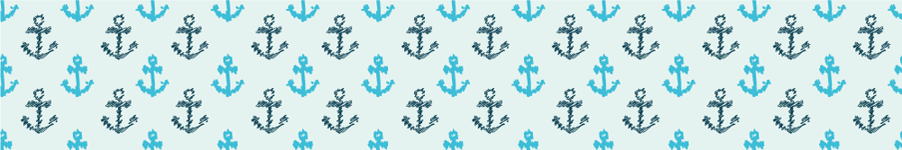 Autocolante para escadas etapas do padrão de âncora - TenStickers