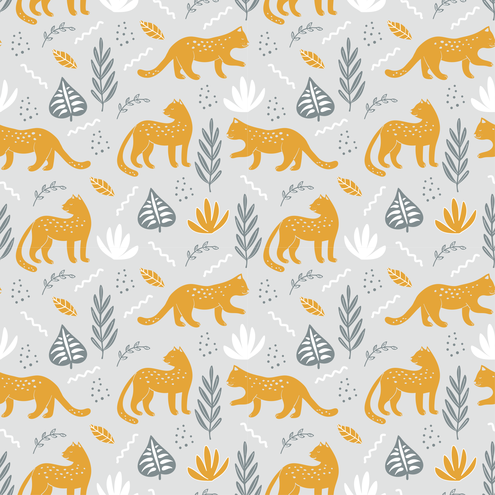 Vinilo para mueble follaje silvestre - TenVinilo