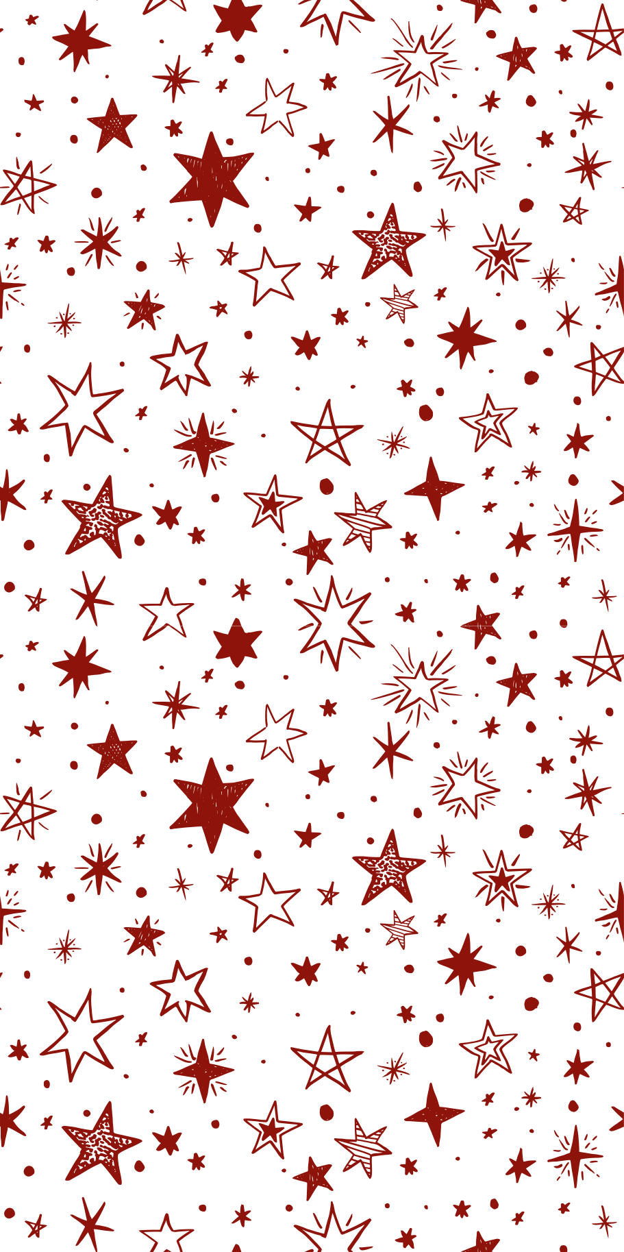 Red watercolour star iPhone sticker - TenStickers