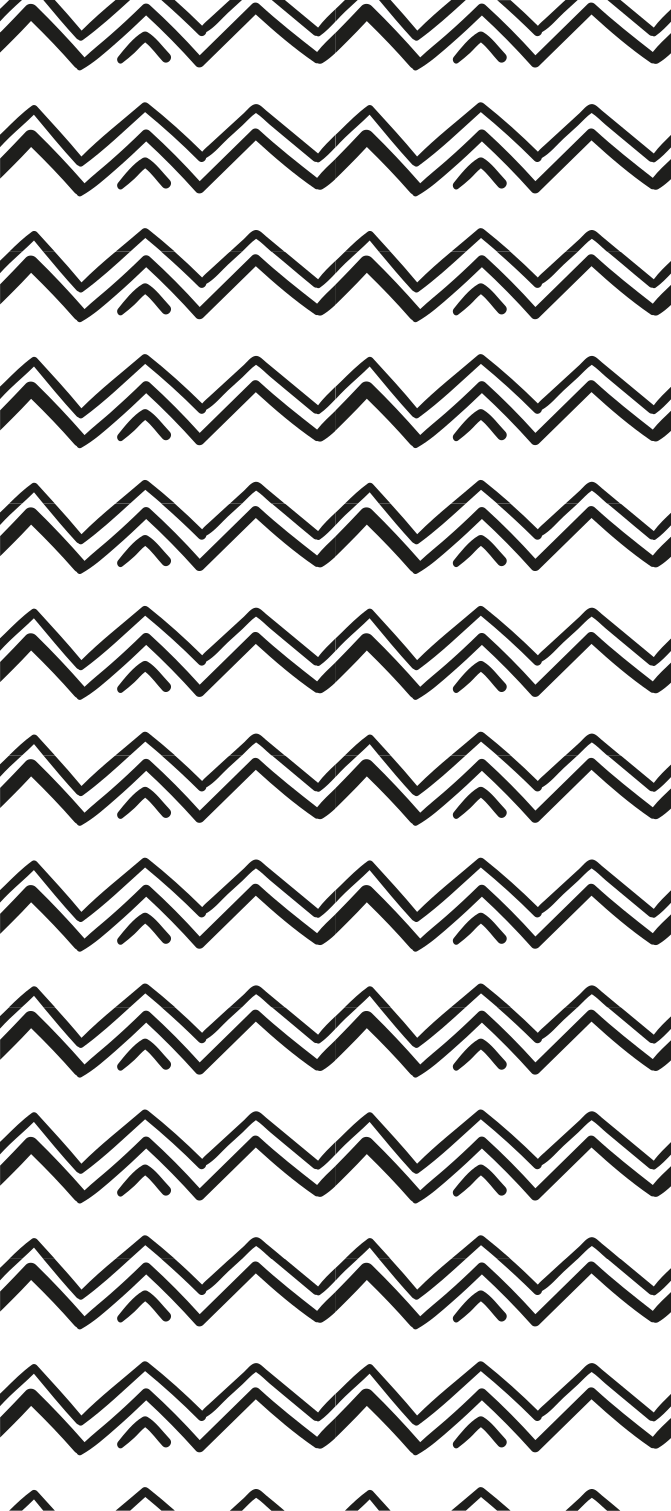 Autocolante para frigorífico decoração com padrão chevron - TenStickers