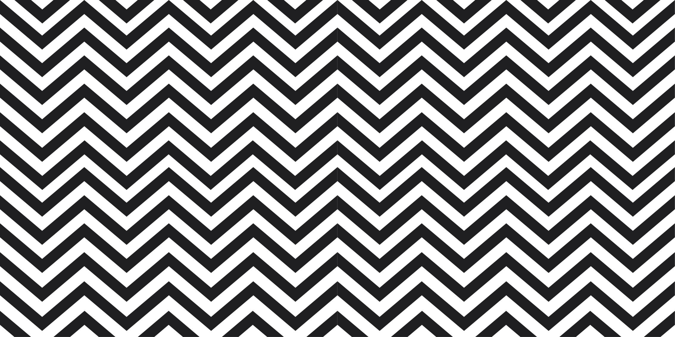 Classical black and white zig zag lines decals for furniture