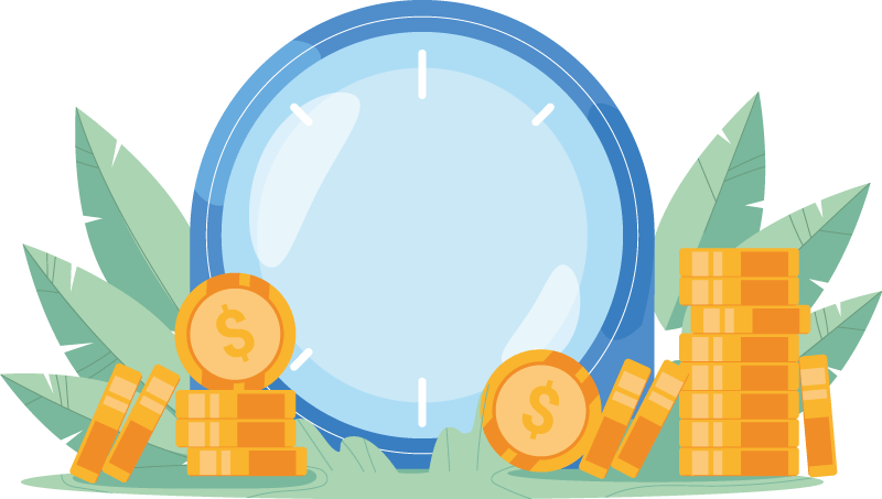 시계 벽 스티커 시간과 통화 - TenStickers