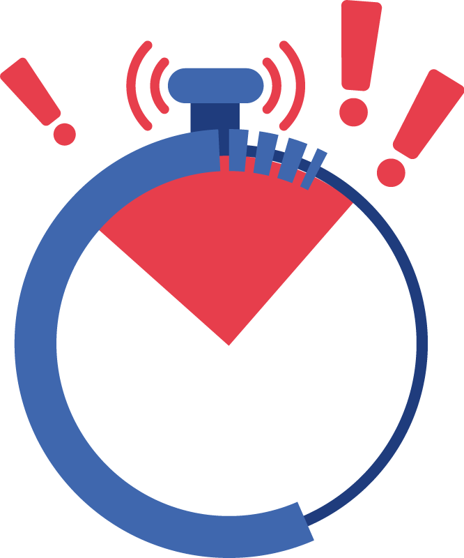 Uyarılı zamanlayıcı hayvan çıkartması - TenStickers