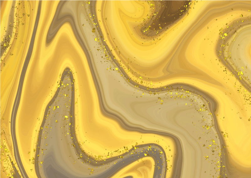 Abstraktni zlati vrtinci Nalepka za pohištvo - TenStickers