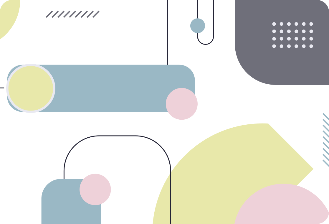 Pastel geometrical background laptop skin - TenStickers