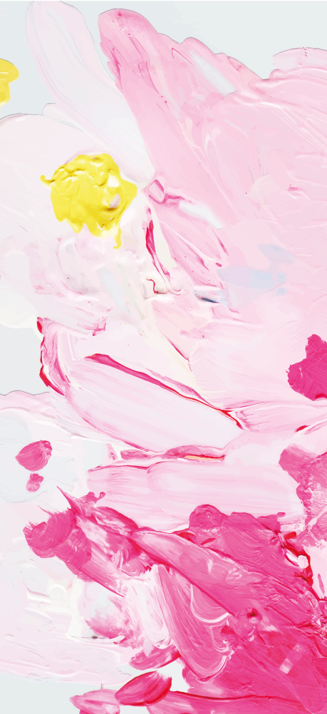 Kühlschrank Aufkleber Bunter acrylpinselstrich - TenStickers