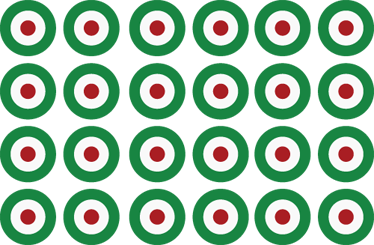 Sticker decorativo redondas concéntricas - TenVinilo