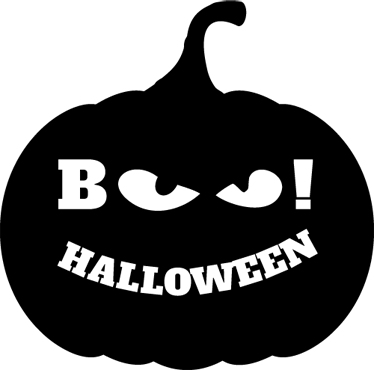 Pompoen halloween sticker - TenStickers