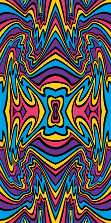 Levende hvirvelmønster Samsung klistermærke - TenStickers