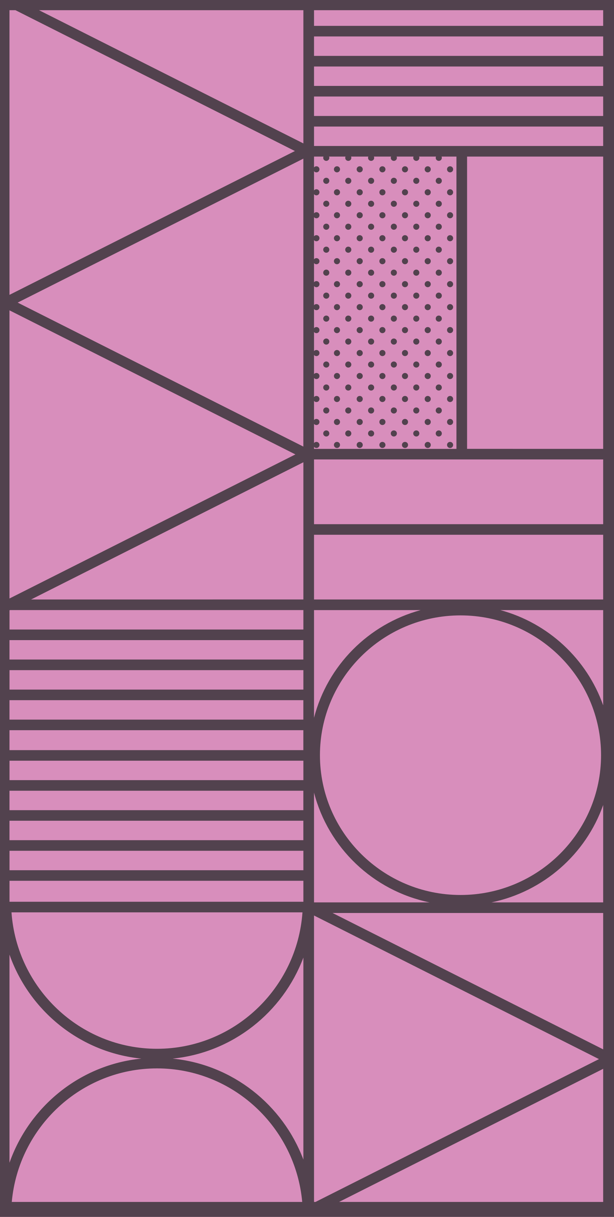 Geometric Pink Motif iPhone sticker - TenStickers