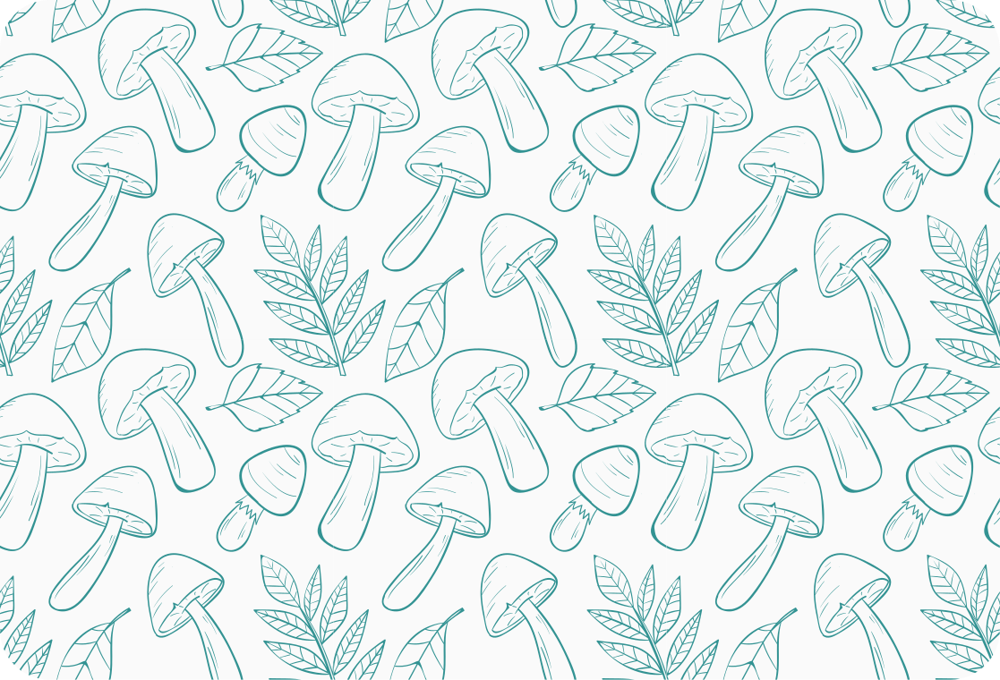 Laptop Aufkleber pilzblattmuster - TenStickers