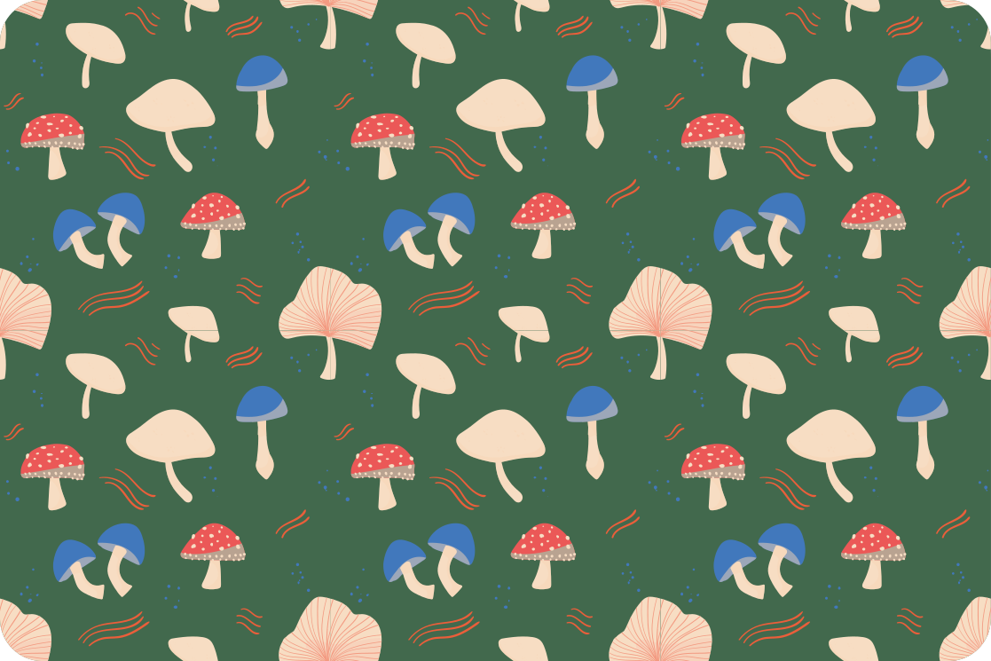 Piros és fehér reális gomba laptop bőr - TenStickers