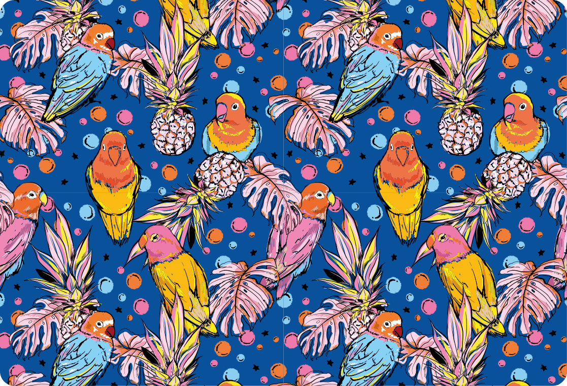 Vinilo para portátiles Plumaje colorido - TenVinilo