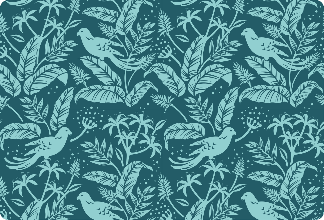 Tyrkysové létající ptáky kůže - TenStickers