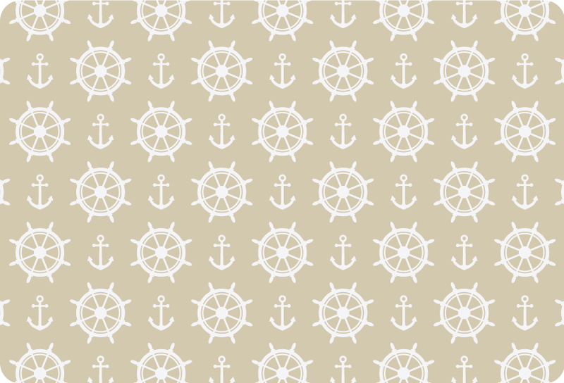 Vintage ναυτικά στοιχεία μοτίβο δέρματα φορητού υπολογιστή - TenStickers