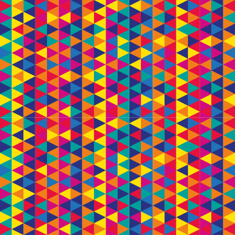 autocolante de iphone com padrão de triângulos coloridos - TenStickers