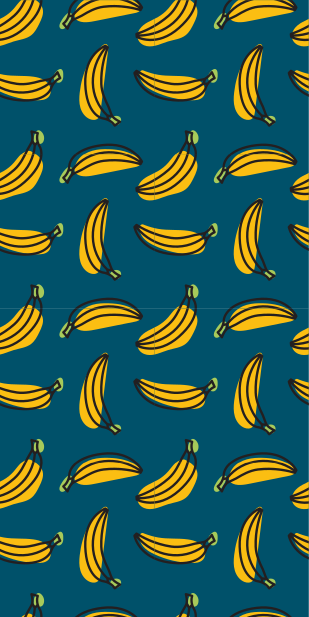 Banana Motif huawei sticker - TenStickers