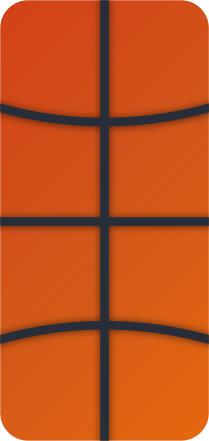 Turuncu basketbol gerçekçi samsung çıkartması - TenStickers