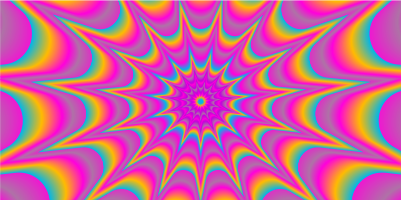 Adhésif meuble effet spirale coloré - TenStickers