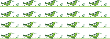 Tenstickers Muursticker Groene Vogels tenstickers kopen in de aanbieding