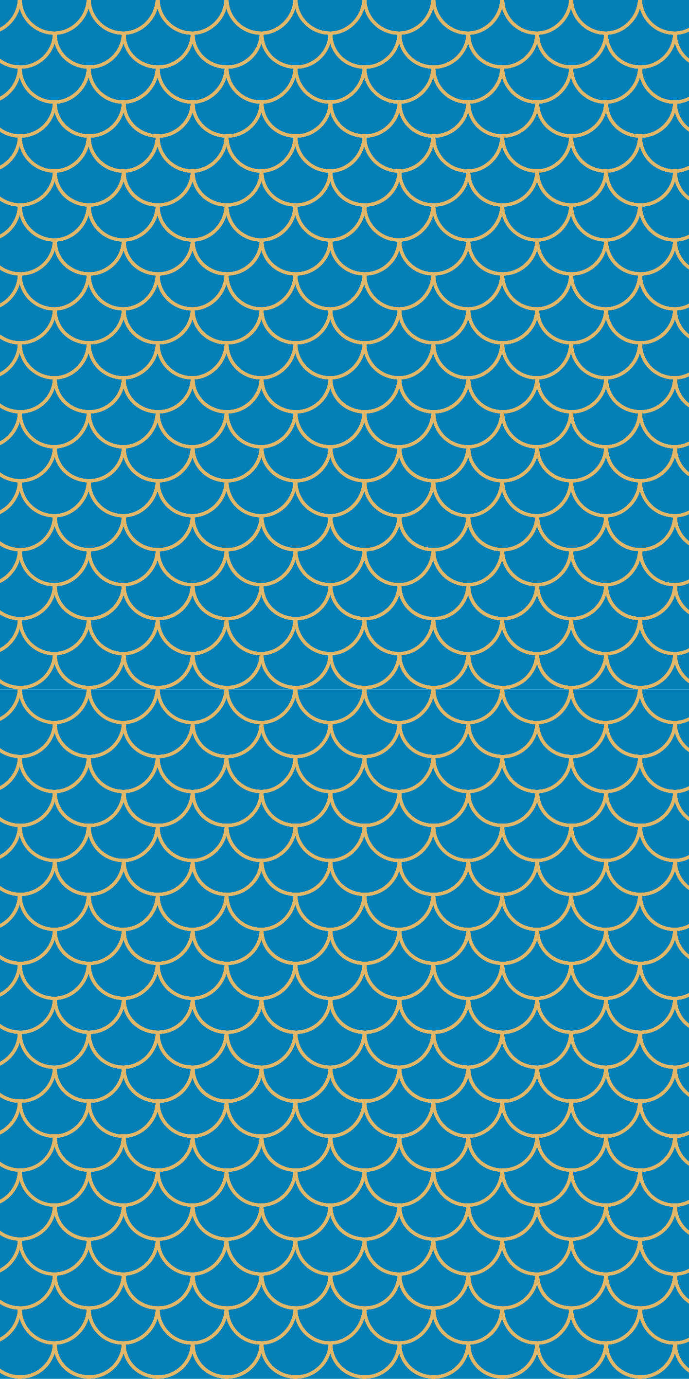 Naklejka na meble Niebieski wzór łuski ryb! - TenStickers